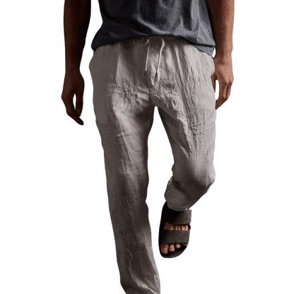 Lightweight Linen Pant White