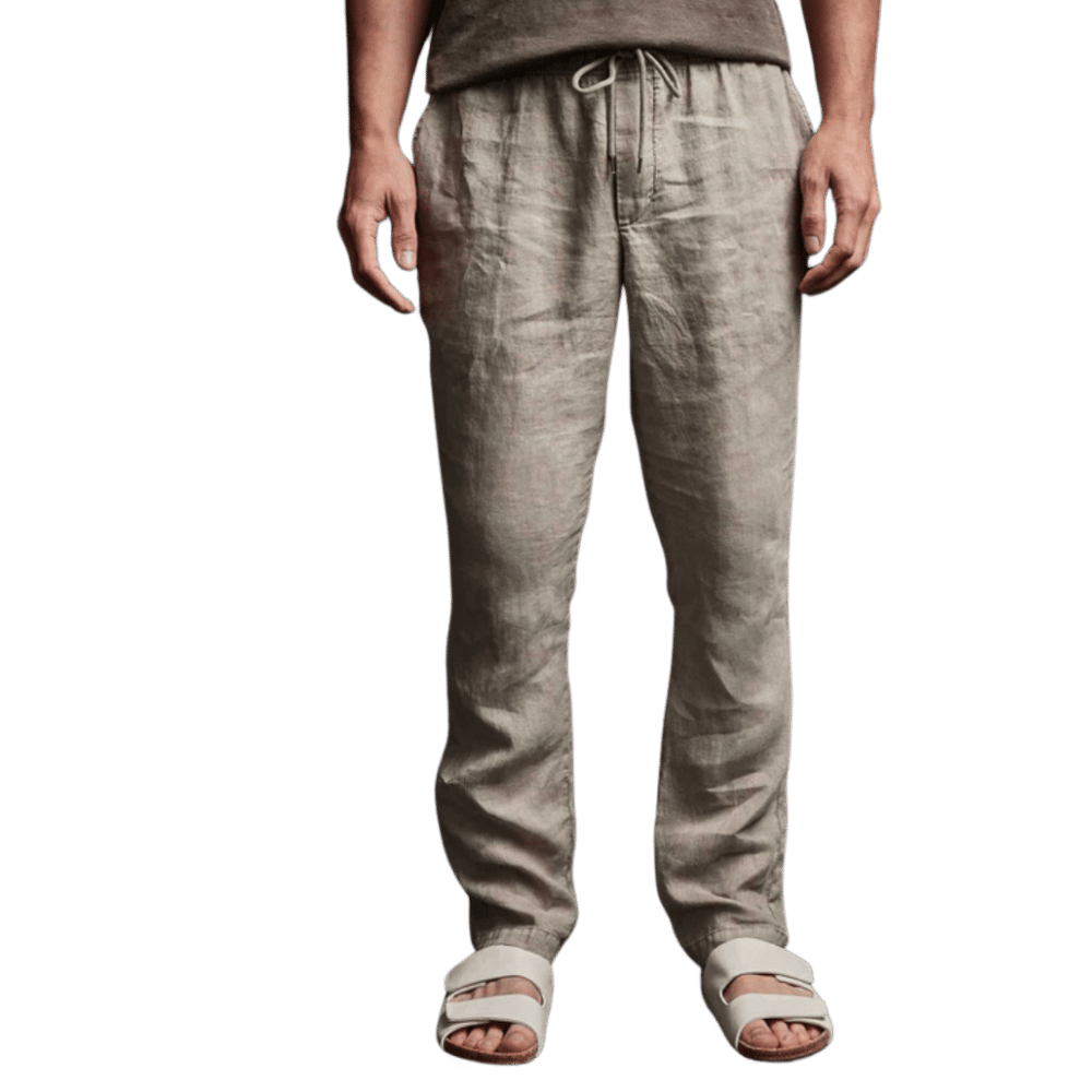 Lightweight Linen Pant Silt Pigment