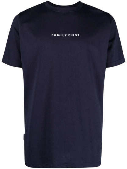 T-shirt box log dark blue