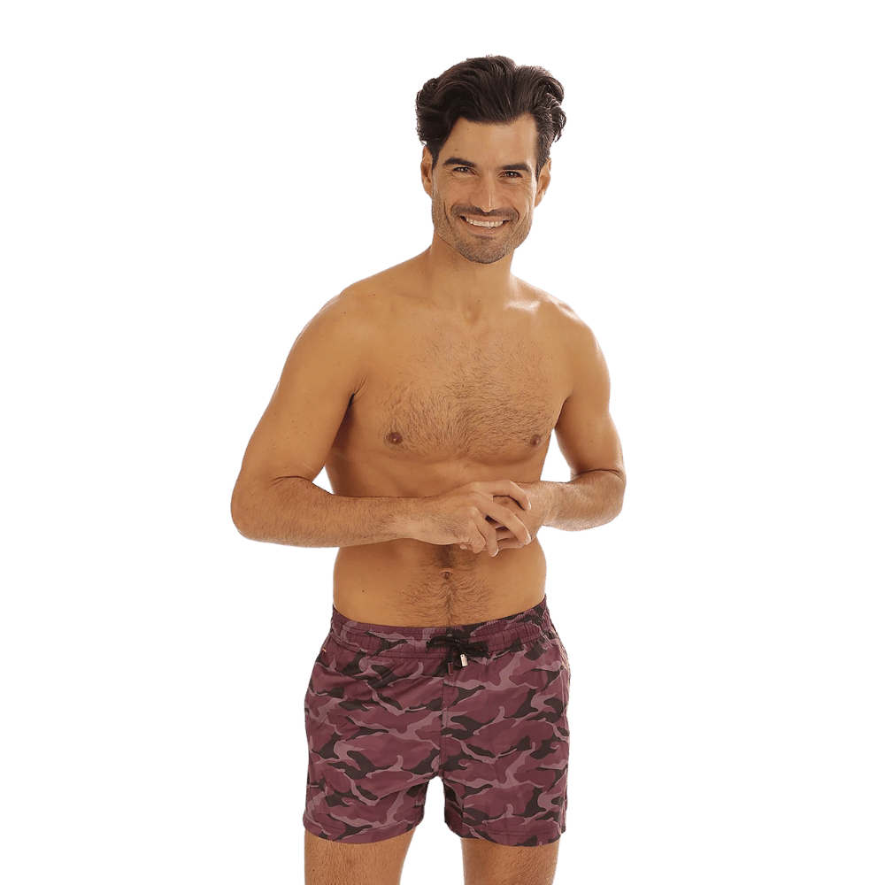 Army Wine Swim Short