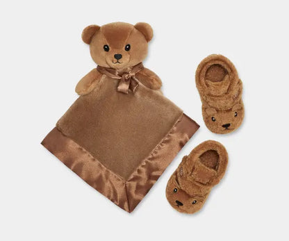 Bixbee And Lovey Bear Stuffie Set - chestnut