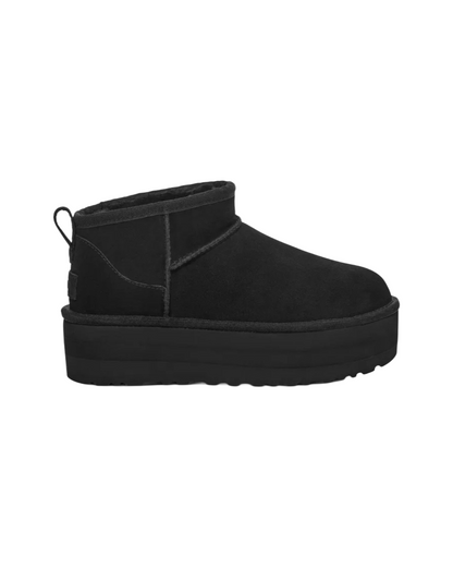 Women’s classic ultra mini platform - black