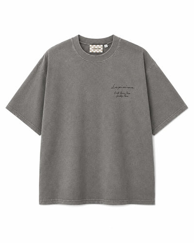 LAPIVIMA T-SHIRT - GREY WITH LOGO