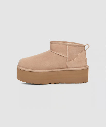 Women’s classic ultra mini platform - sand