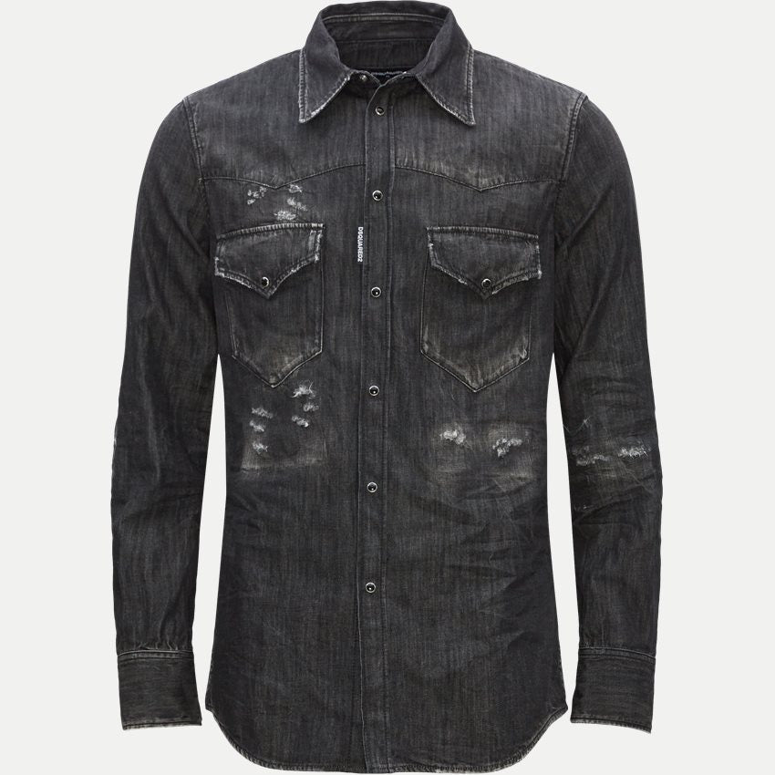 Black western shirt