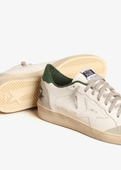 Ball star white and green sneakers