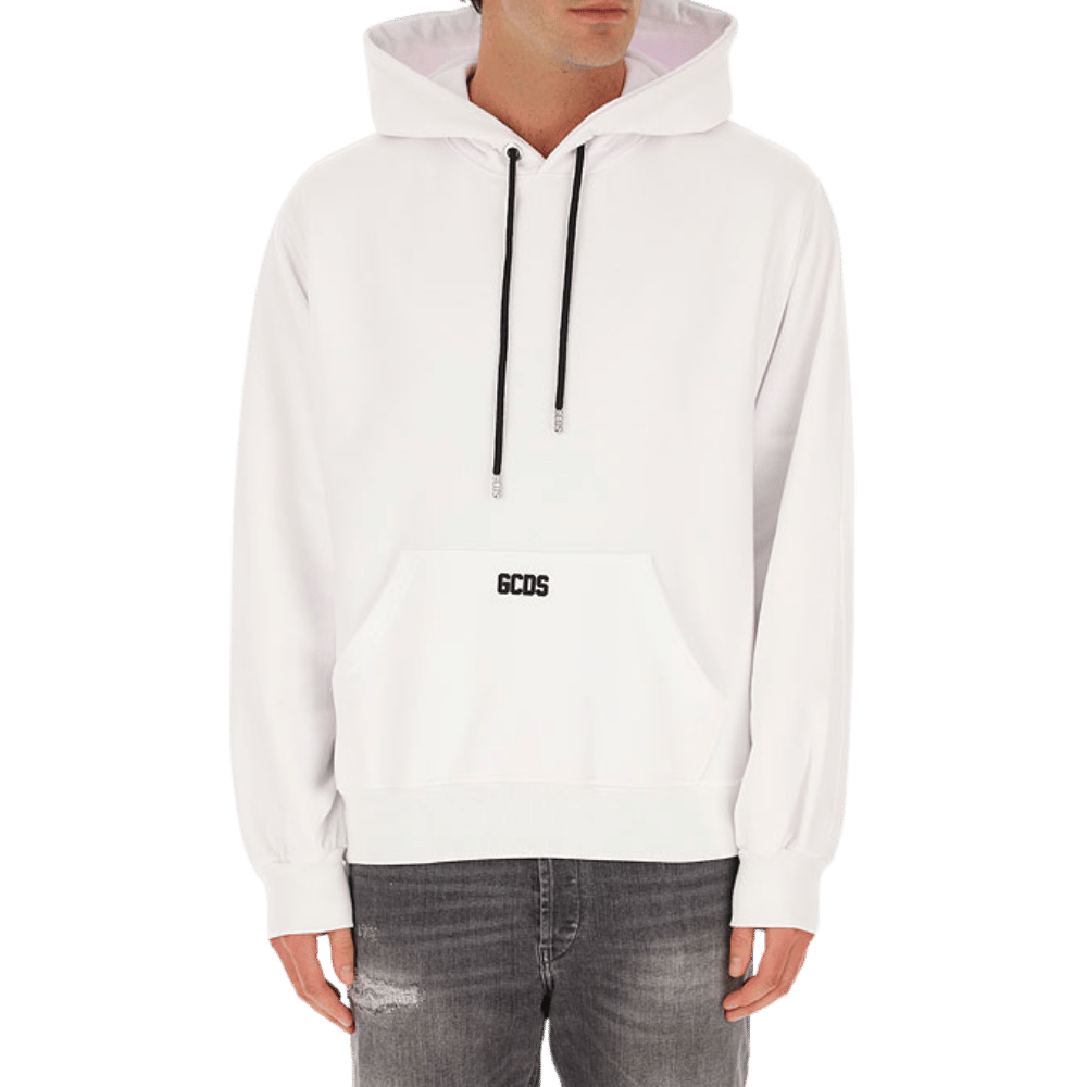 White Logo Hoodie