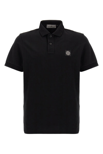 Logo Patch Polo Shirt