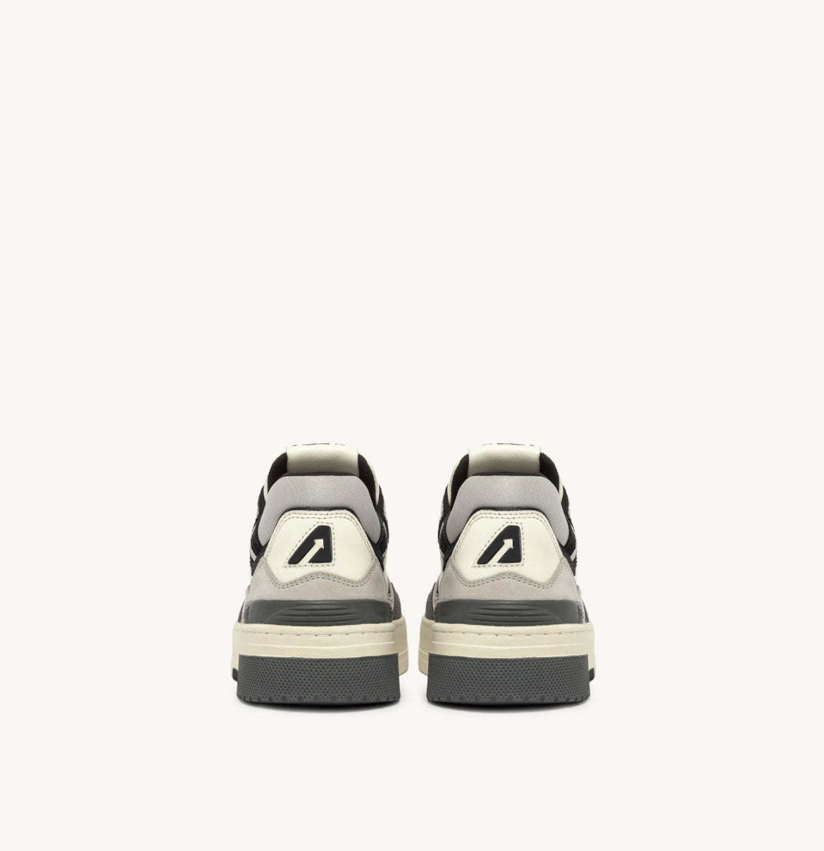 CLC LOW SNEAKERS IN GRAY AND BLACK SUEDE AND NABUCK