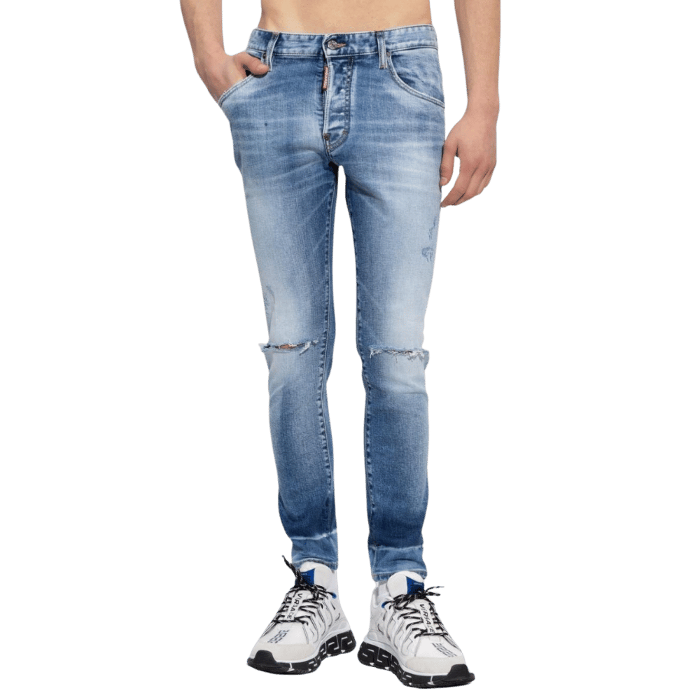 Light Sunset Wash Roadie Dang Skater Jeans