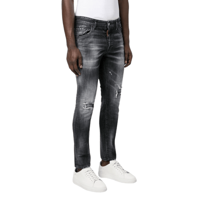 Black Easy Wash Skater Denim Jeans