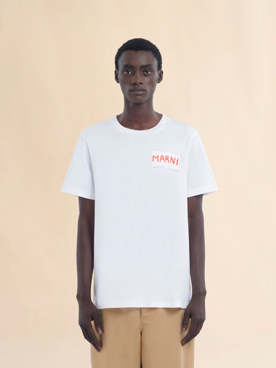 Organic cotton jersey lily white