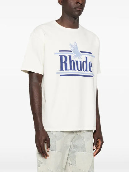 RHUDE
crew neck T-shirts