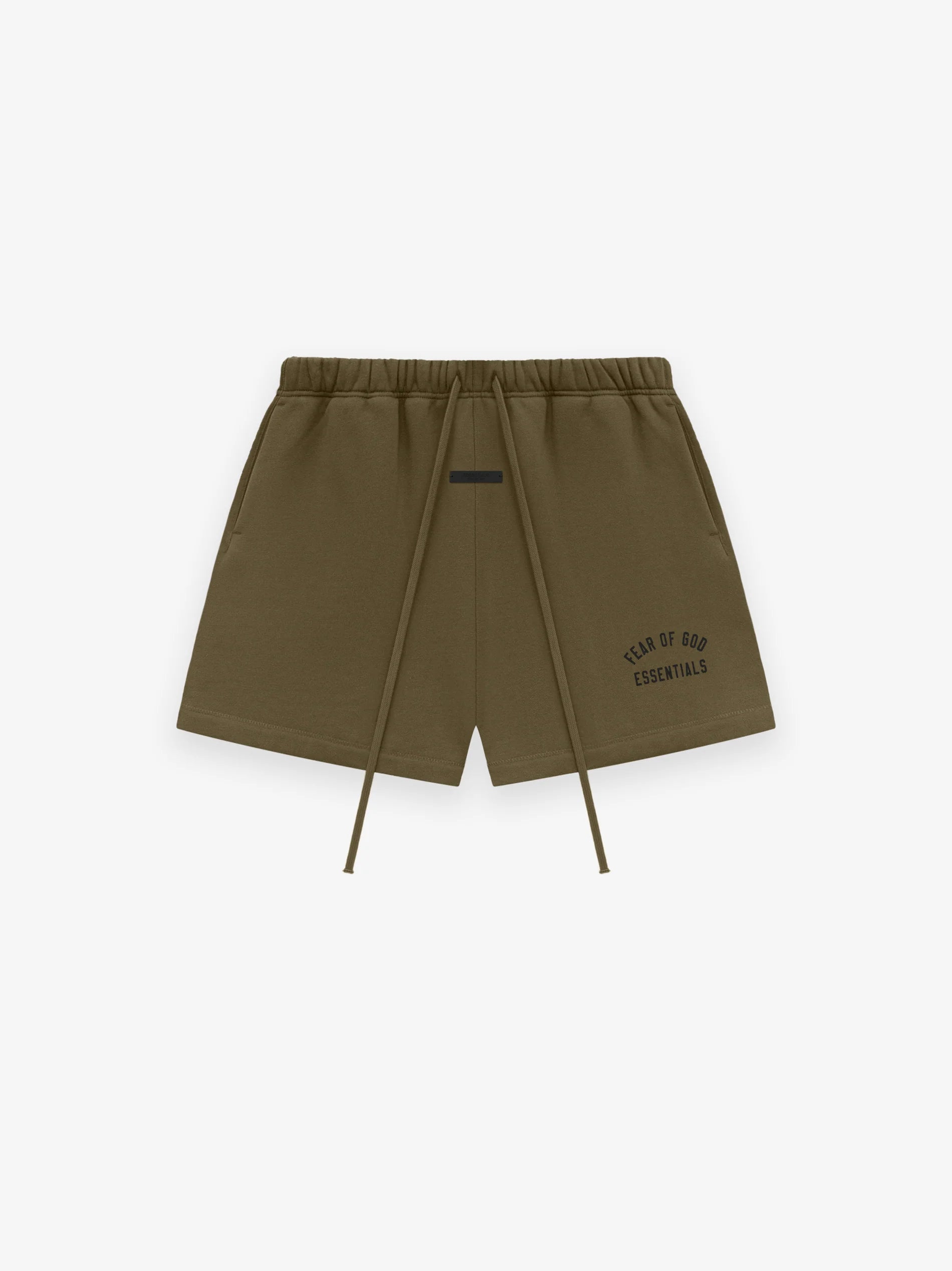 Fleece soccer short - olive