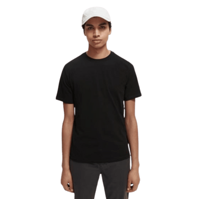 Black Organic Cotton Crewneck T-Shirt