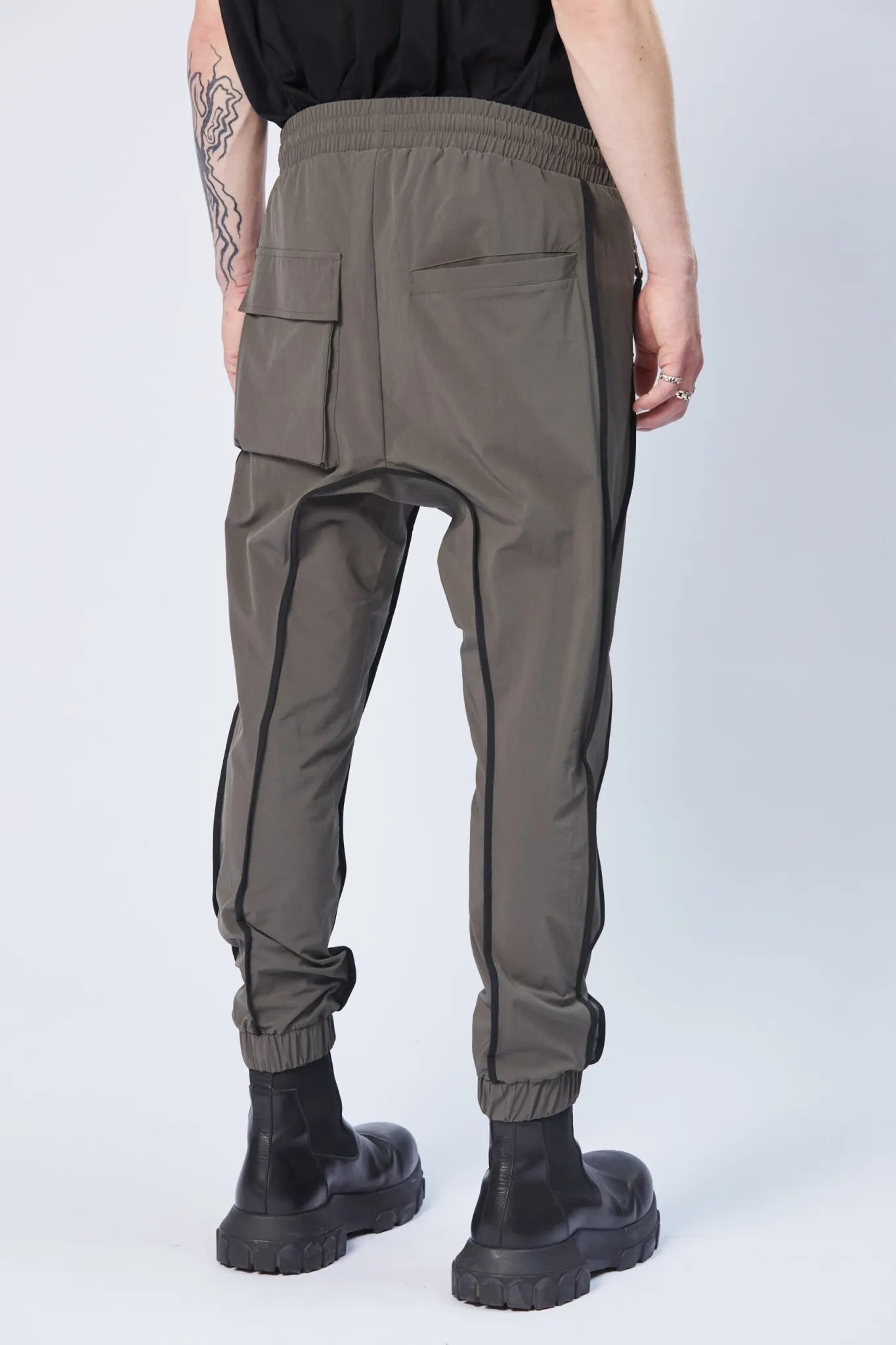 Line trousers - green