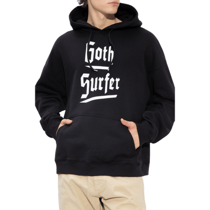 Black Goth Surfer Hoodie