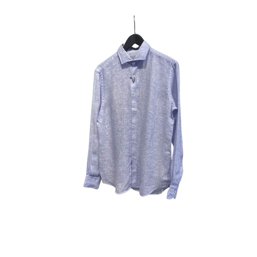 Linen Shirt Washed Blue