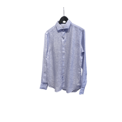 Linen Shirt Washed Blue