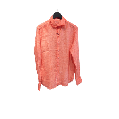 Linen Shirt Orange