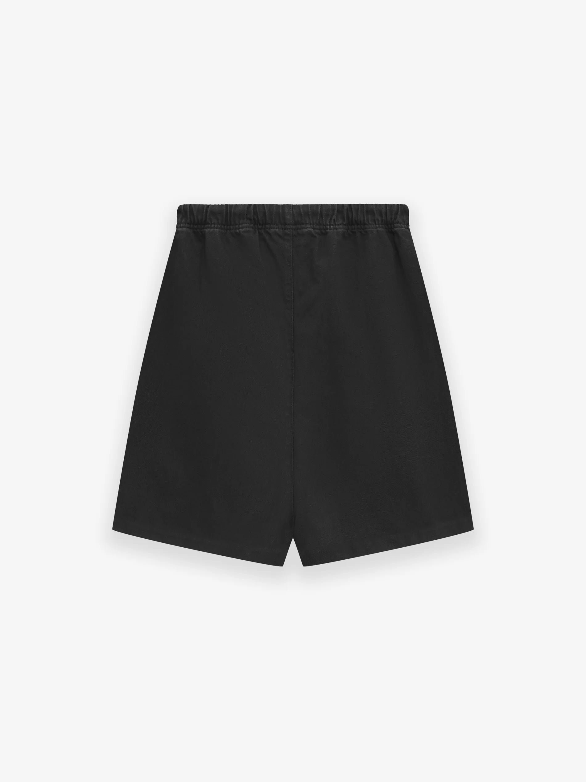 Relaxed short - overdye black denim