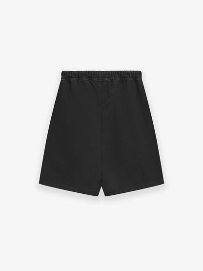 Relaxed short - overdye black denim