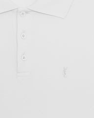 CASSANDRE POLO SHIRT IN COTTON PIQUÉ - WHITE