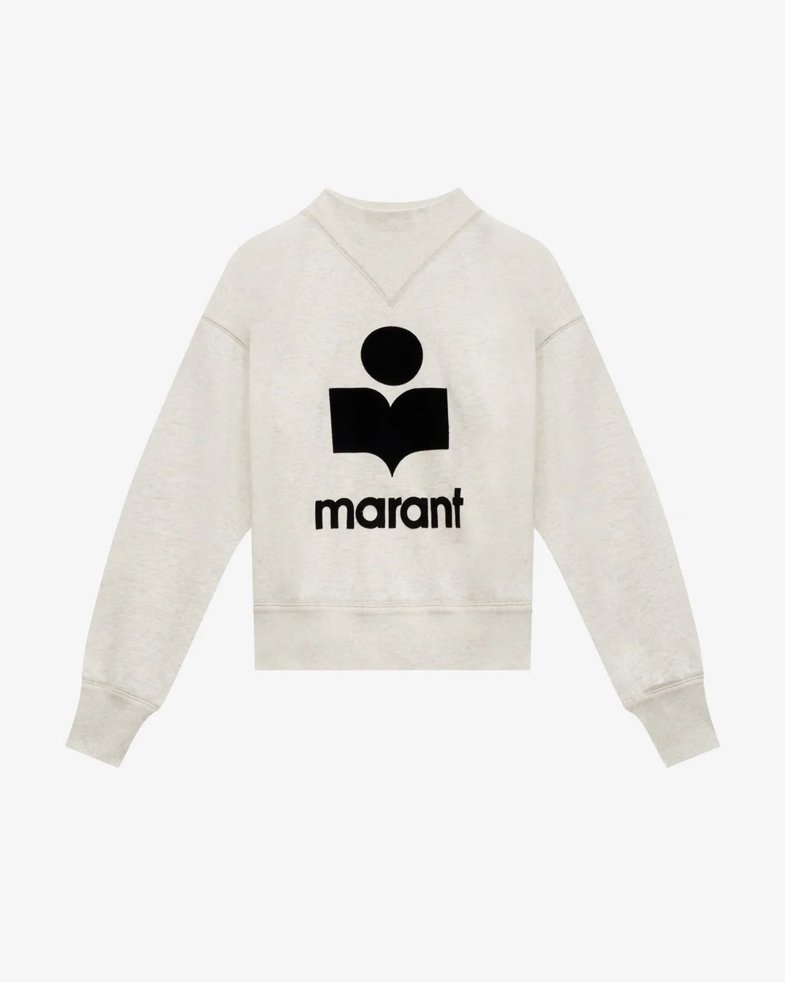 moby stand-up collar logo sweatshirt