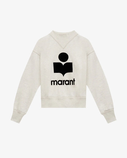 moby stand-up collar logo sweatshirt