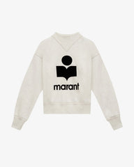 moby stand-up collar logo sweatshirt