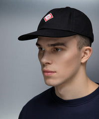 Black logo cap