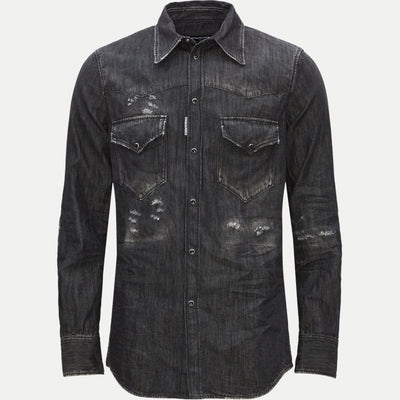 Black Denim Shirt Dsq2
