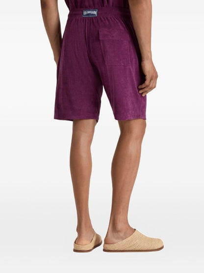 Vilebrequin drawstring terry bermuda shorts