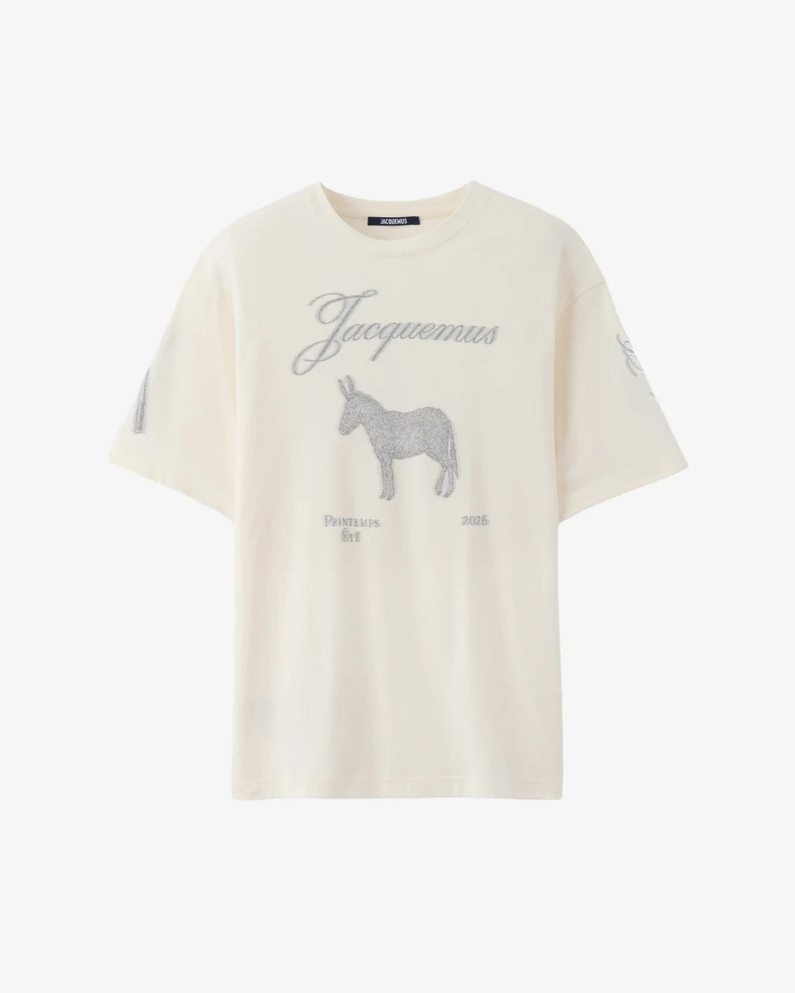 JACQUEMUS Men's Le Tshirt Ane Mc White