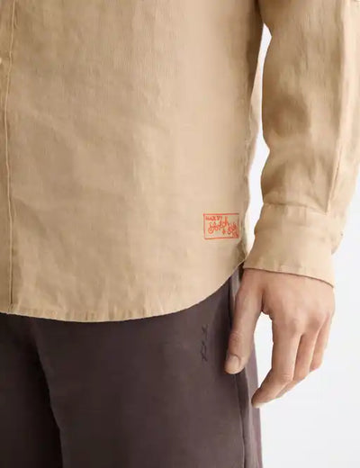 Regular fit linen shirt
