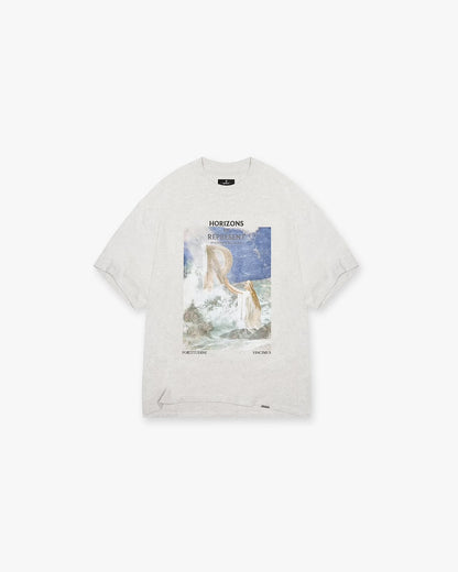 Higher truth t-shirt cream marl