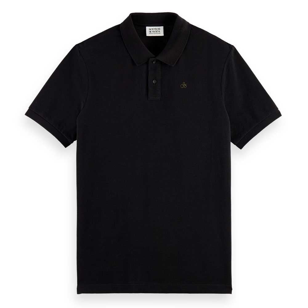 Polo tee - black