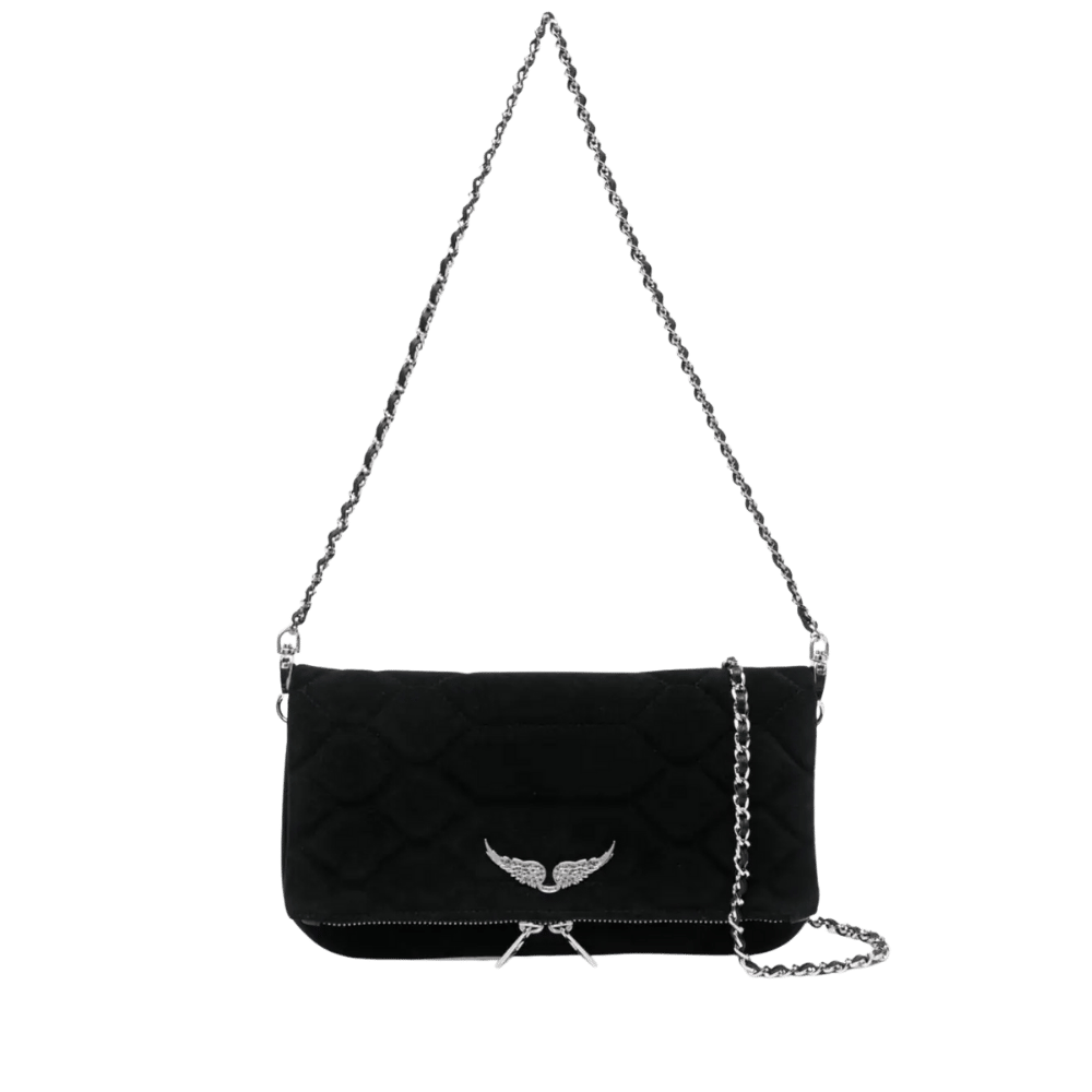 Rock XL Mat Suede Bag - Noir