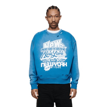 Blue Sweatshirt ‘New York’