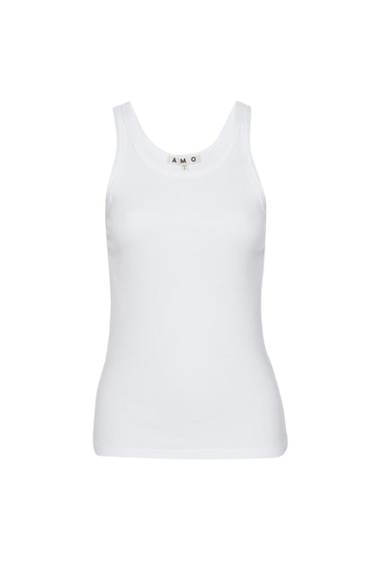 Long white rib tank