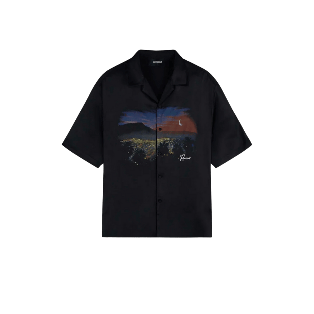 The hills viscose shirt - black