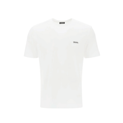 Mini Logo Print T shirt - White