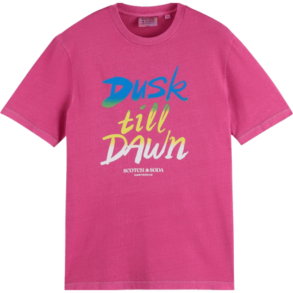 MENS TEE | Dusk till dawn tee - pink