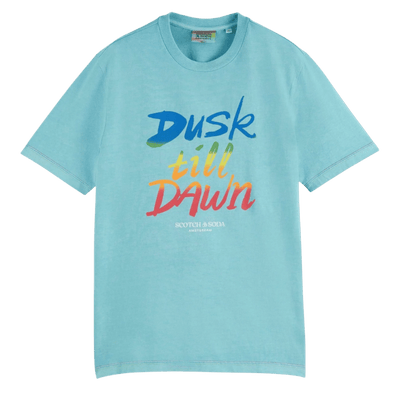 Mens Tee | Dusk Till Dawn - Baby Blue