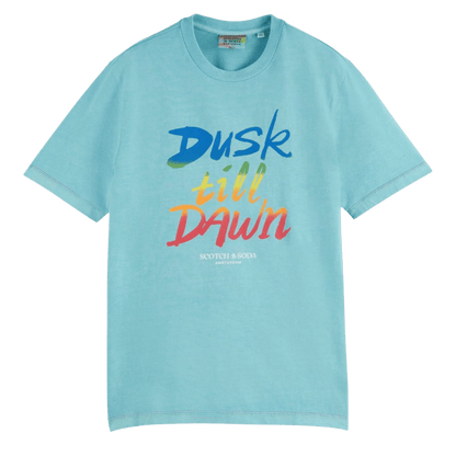 MENS TEE | Dusk till dawn - baby blue