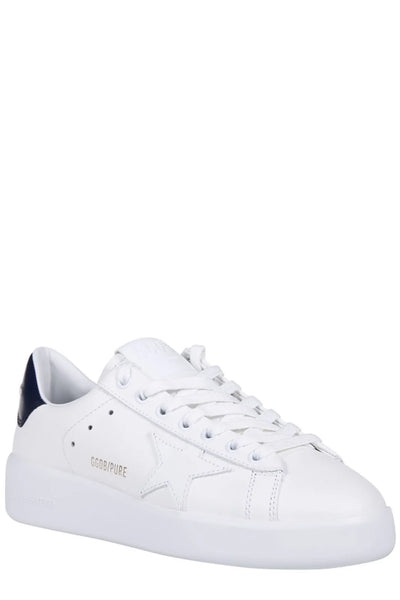Pure Star White & Navy Sneakers