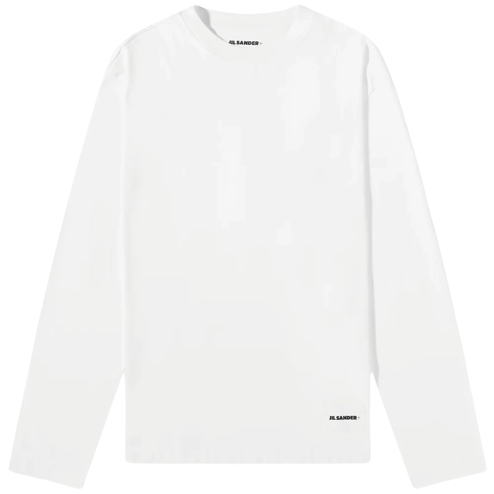 Long sleeve crewneck - white