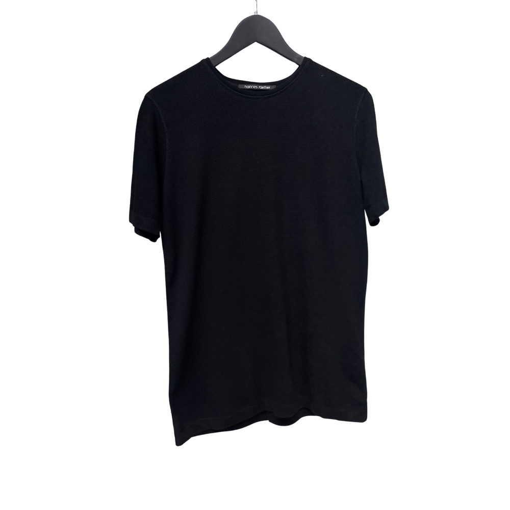 Knit tee - black