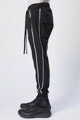 Line trousers - black