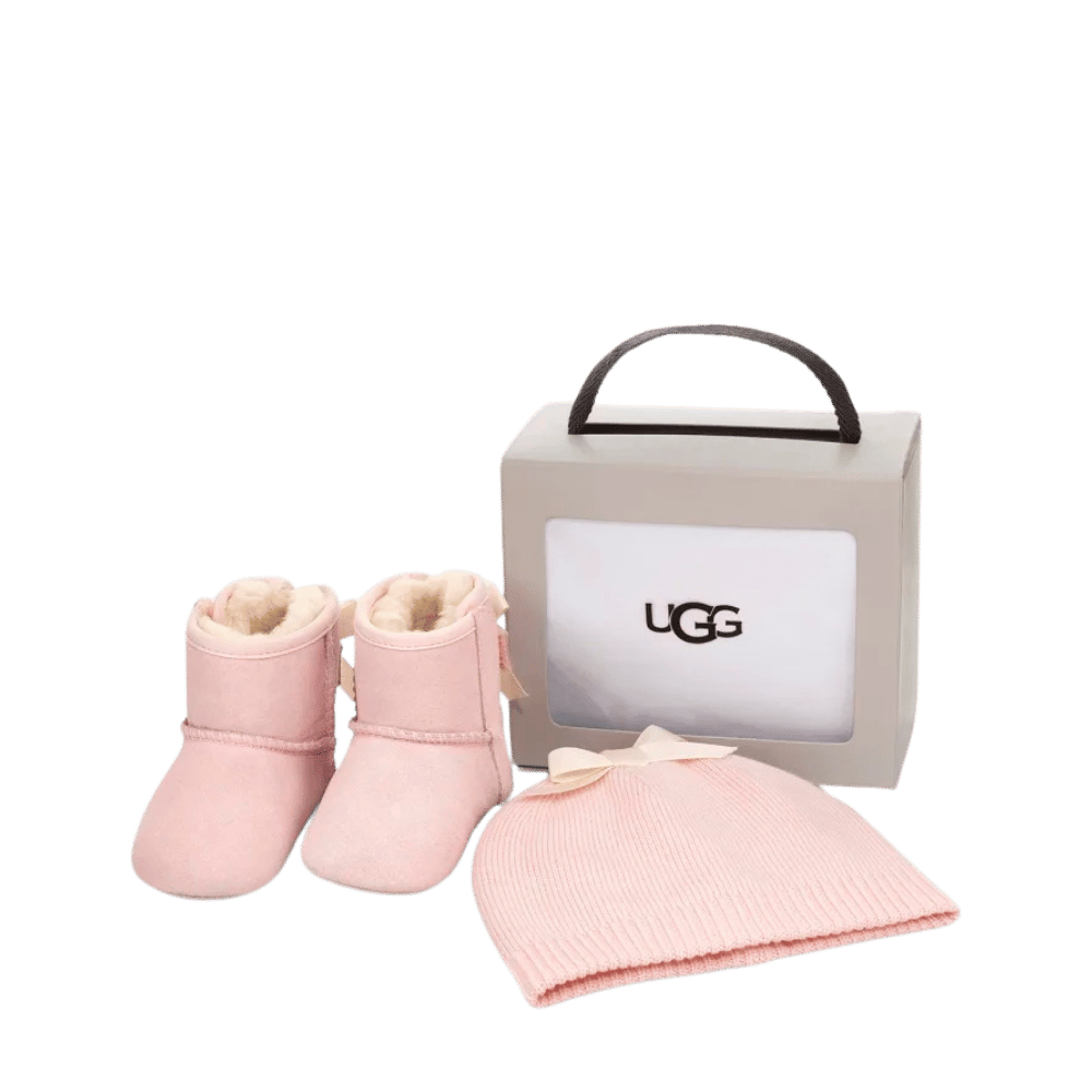 BABY BOX - PINK BOW + BEANIE